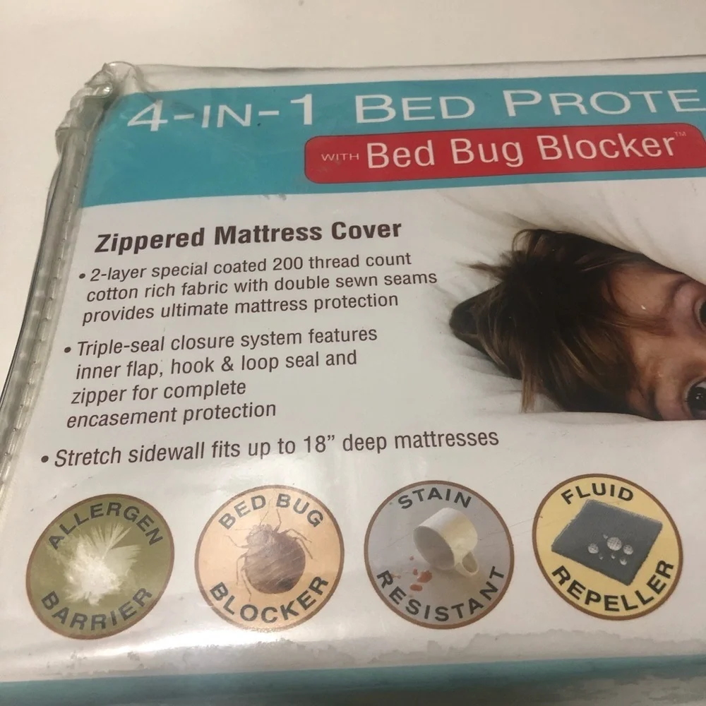 Zipper mattress cover new stain resistant